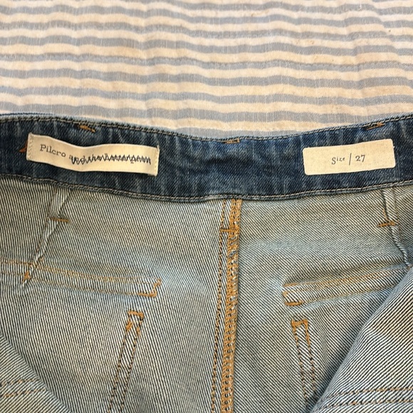 Anthropologie Pilcro cropped wide leg jeans. Size 27 - Picture 6 of 9